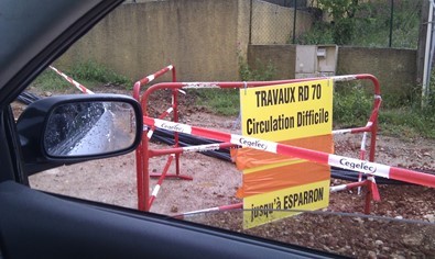 travaux sur la RD70 travaux sur la RD70