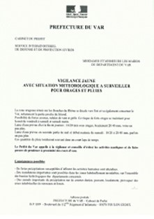 mini vigilance jaune